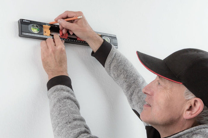 Wiha 42074 livella 0,4 m Nero, Arancione, Rosso