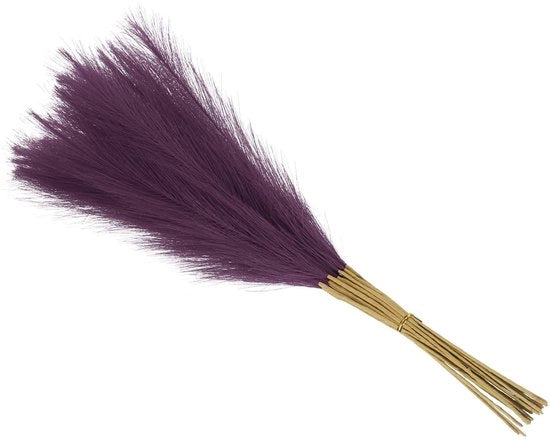 Pampas artificiale 55 cm - Decorazione per vasi - Farcitura per vasi - Decorazione per matrimoni - Farcitura morbida e soffice - Imitazione di pampas
