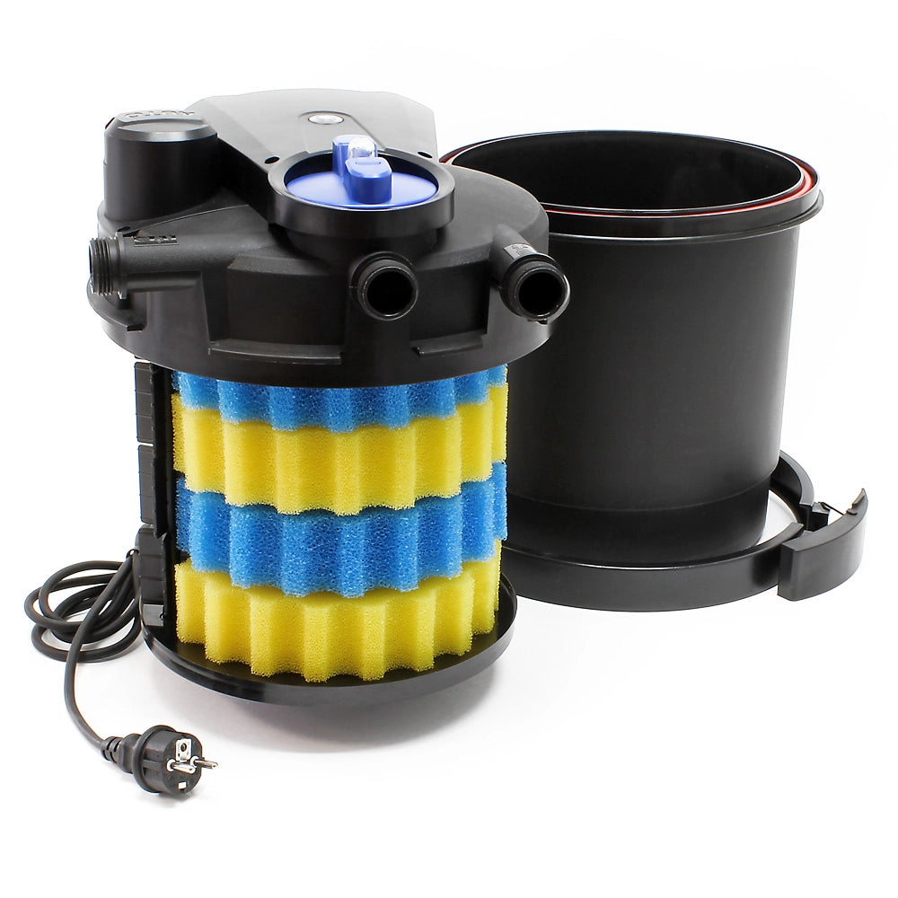 Set filtrante per laghetto CPA-2500 fino a 6000l UVC 11W Pompa NEO6000 Tubo