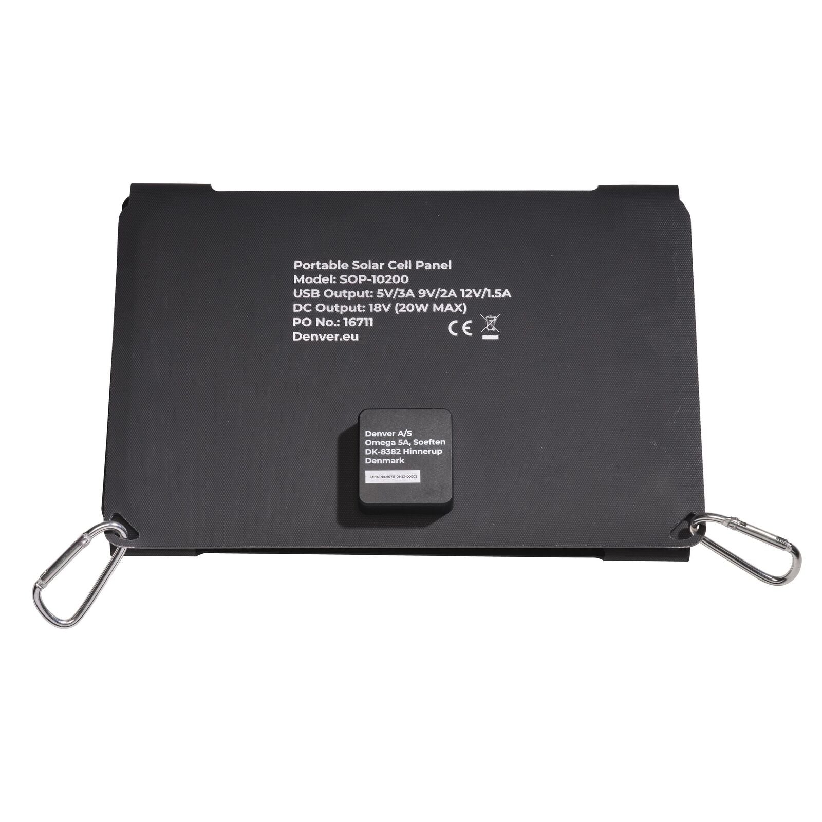 Denver SOP-10200 pannello solare 20 W Silicone monocristallino