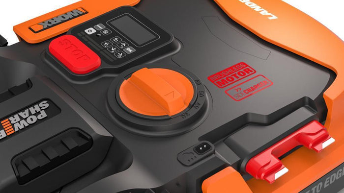 WORX WR155E tagliaerba Tagliaerba robotizzato Batteria Nero, Arancione