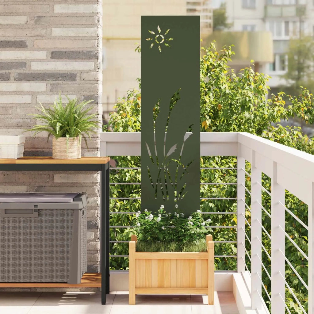 Schermo per privacy in giardino Oliver verde 32 x 140 cm 876206