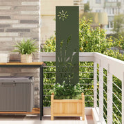 Schermo per privacy in giardino Oliver verde 32 x 140 cm 876206