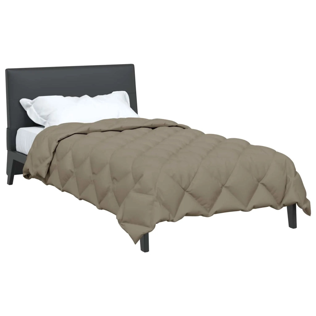 Duvet Invernale Grigio chiaro 135 x 200 cm Microfibra 42025740