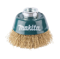 Makita D-39746 Ruota a raggi di filo di acciaio Spazzola a forma di tazza 6 cm 1 pz