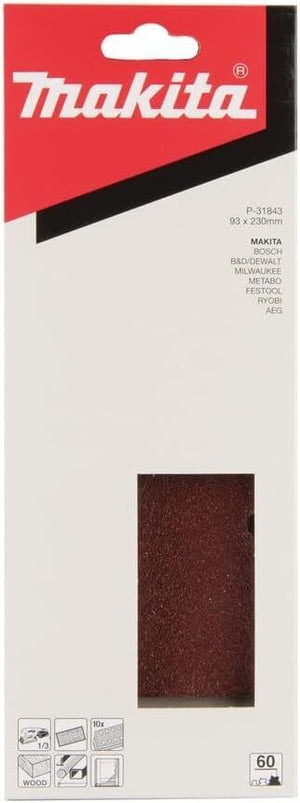 Makita P-31843 accessorio per levigatrici 10 pz Carta abrasiva