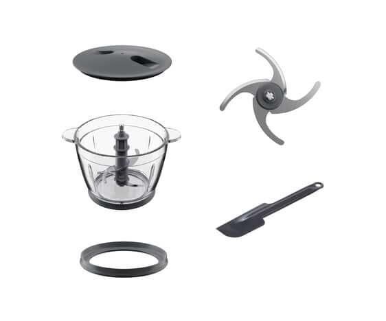 Kenwood CHP62.400SI tritaverdure elettrico 0,6 L Argento