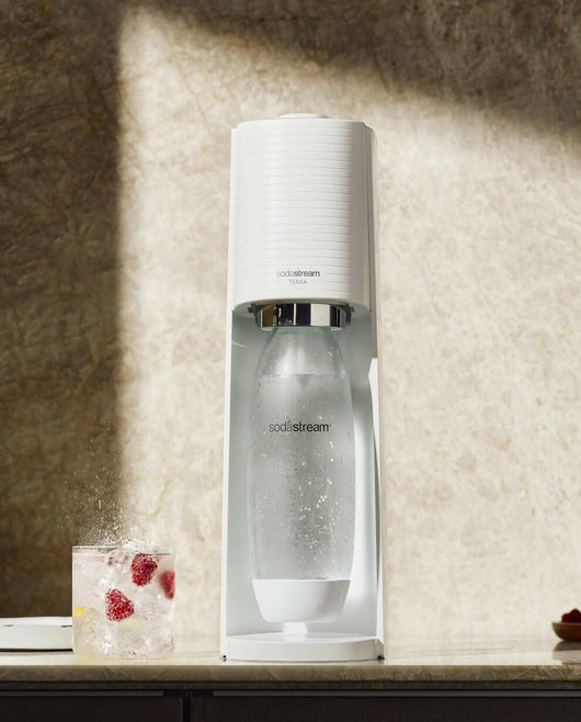 SodaStream Terra Bianco Value Pack Metallo, Plastica, Polietilene tereftalato (PET)