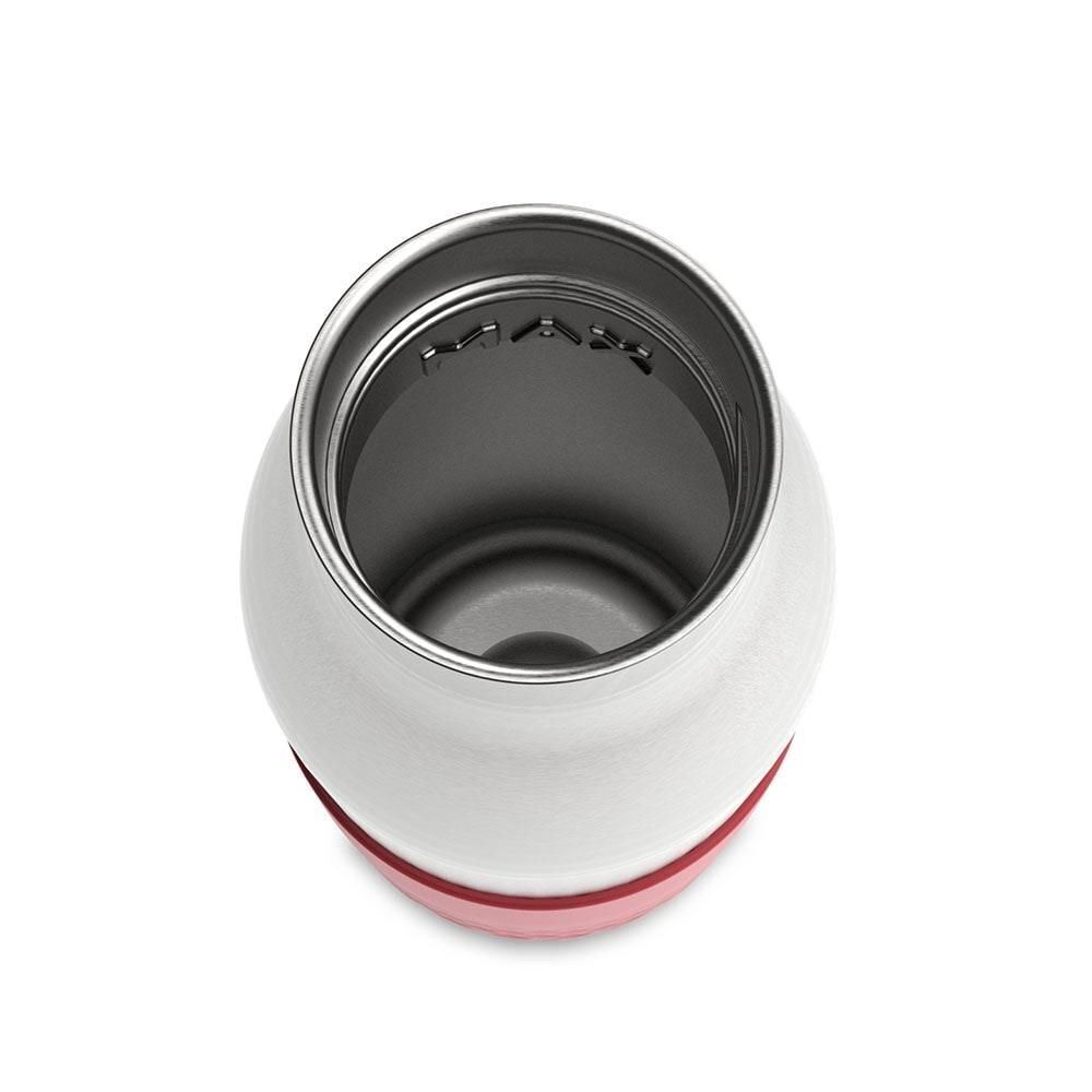 EMSA Bludrop Sleeve N3110800 borraccia Fitness, Sport 500 ml Acciaio inossidabile Corallo, Acciaio inossidabile