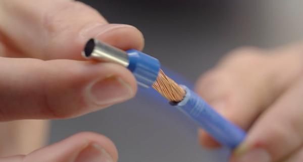 Wiha 41246 pinza crimpatrice Nero, Rosso