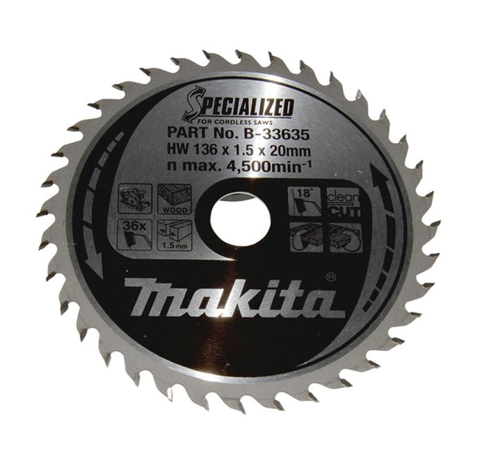 Makita B-33635 lama circolare 13,6 cm 1 pz