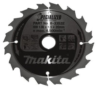 Makita B-33532 lama circolare 13,6 cm 1 pz