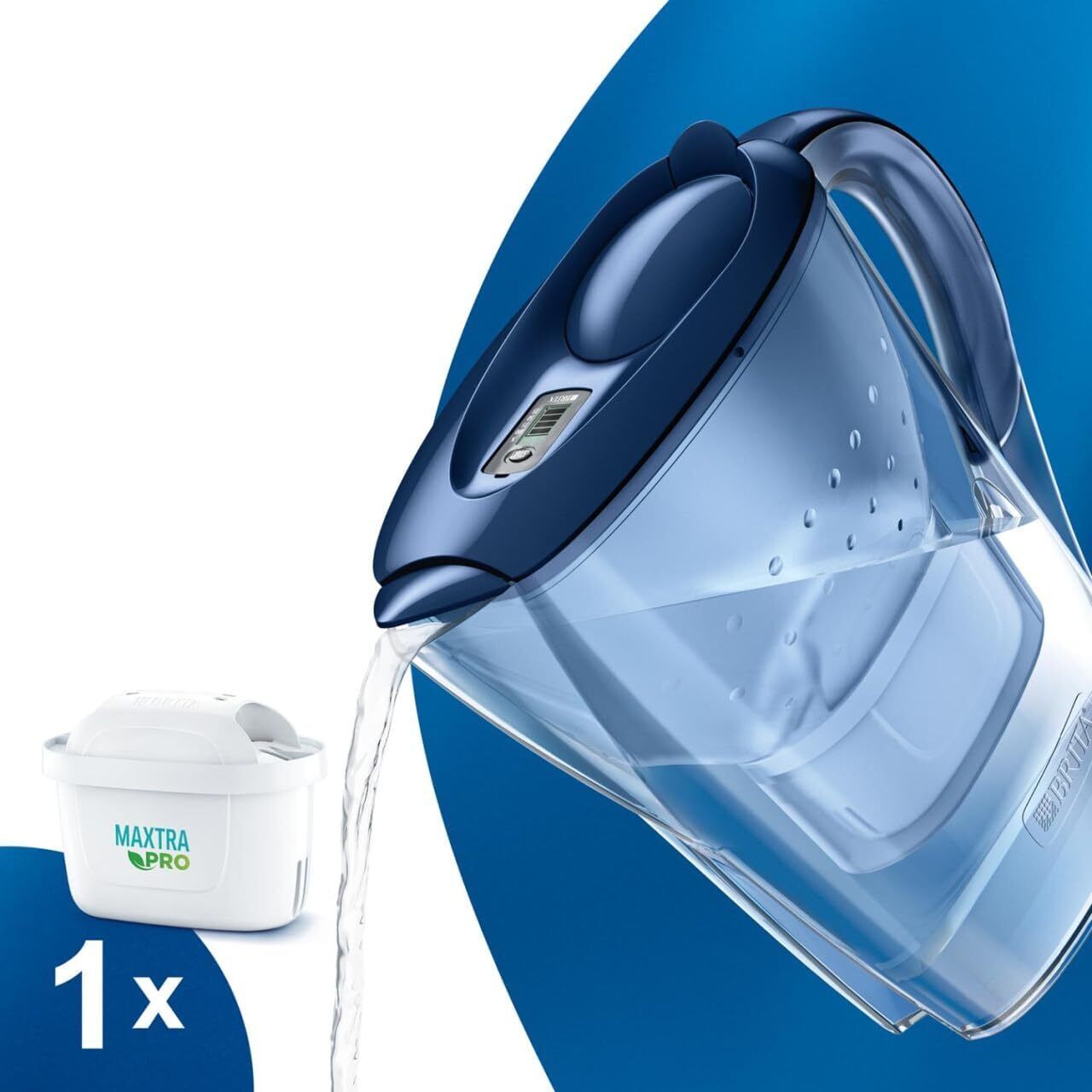 Brita Marella Filtro d'acqua manuale 2,4 L Blu