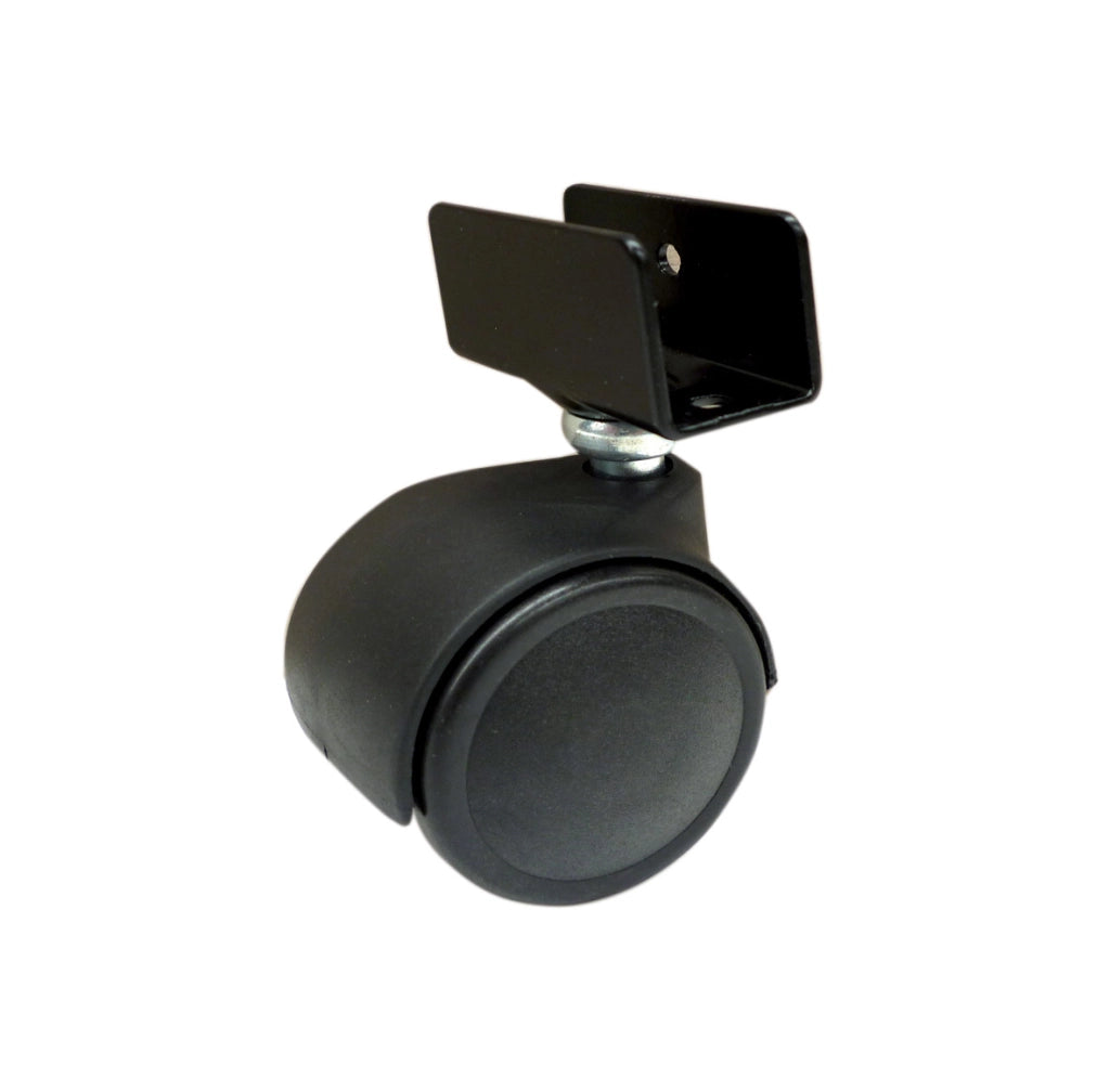 RUOTA MOBILE D 40 MM POLIPROPILENE C/PIASTRA U/16*- 4,0 pz