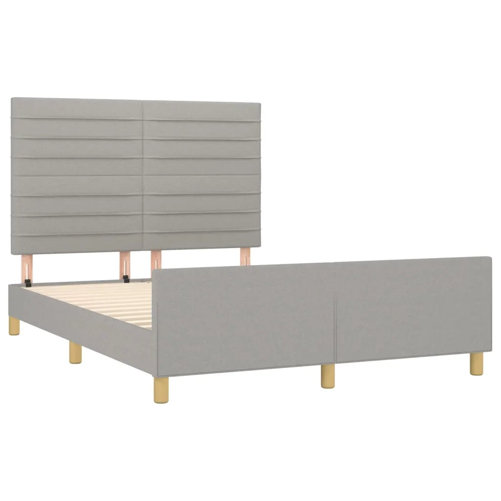 Giroletto senza Materasso Grigio Chiaro 140x200 cm Tessuto 3125138