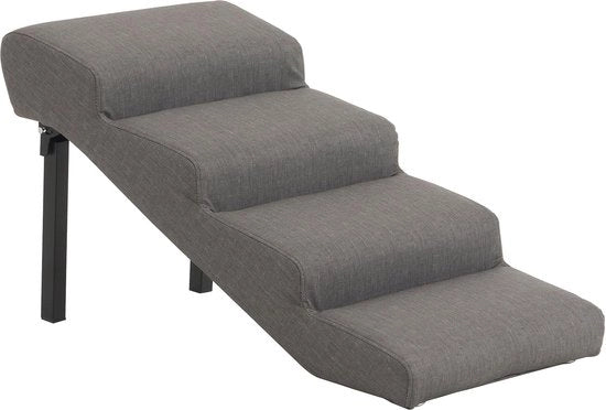Trappola per cani 40 cm alta per grandi cani e gatti - Materiale resistente e gambe metalliche, scala per animali fino a 80 kg