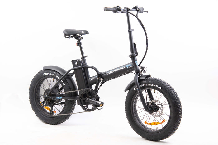 F.LLI SCHIANO E-BOSS  20'' E-bike , Bicicletta elettrica Pieghevole Unisex Adulto con Motore 250W e 7 velocitÃ , Batte