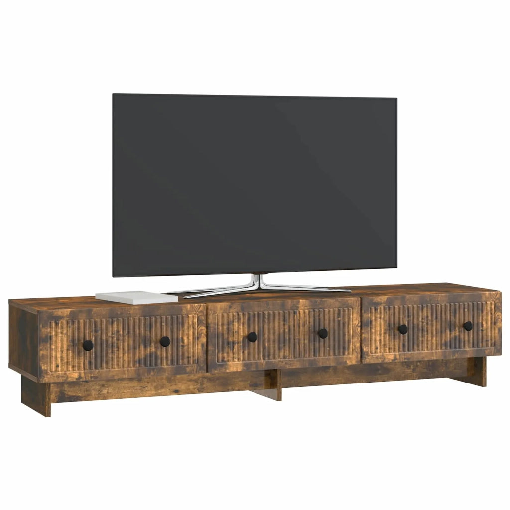 Mobile TV Rovere Fumo 147 x 34,5 x 30 cm Legno ingegnerizzato