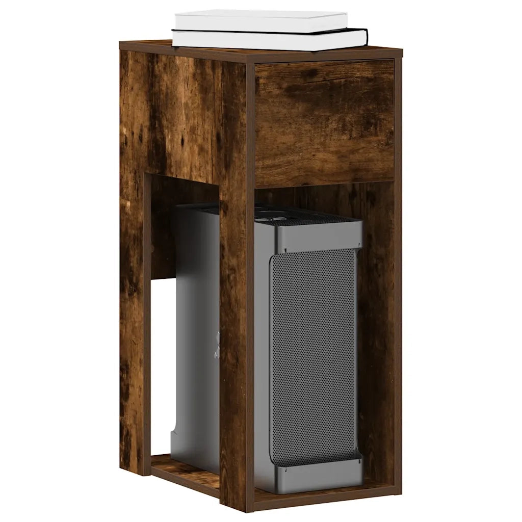 Supporto per Computer a Torre con Cassetto Rovere 30x44x74 cm CFW6803050