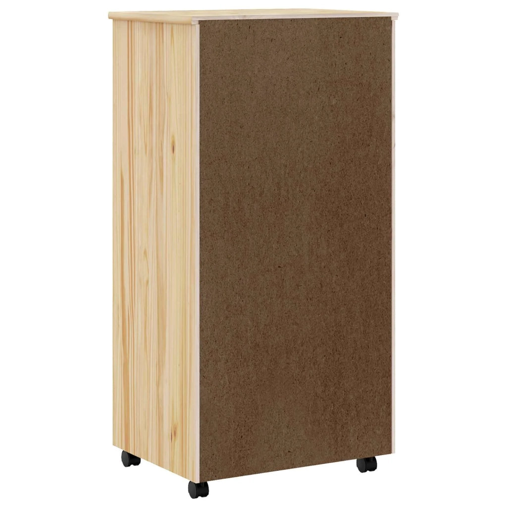 Armadietto Rotolante con Cassetti MOSS Vernice trasparente 42032403