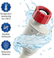 Set di tubi di scarico per lavatrice, lavastoviglie, asciugatrice, estensione 2m