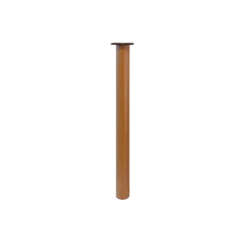 Gamba in legno tonda Ã˜ 62 - H.750 mm. naturale
