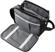 Set di cura igienica per viaggio - Tappetino per toilette impermeabile - Organizzatore per uomini - Materiale poliestere duraturo - Progettazione compatta - 1 pezzo