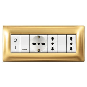 PLACCA LIFE Q LIVING PLAST ORO          7P- 1,0 pz