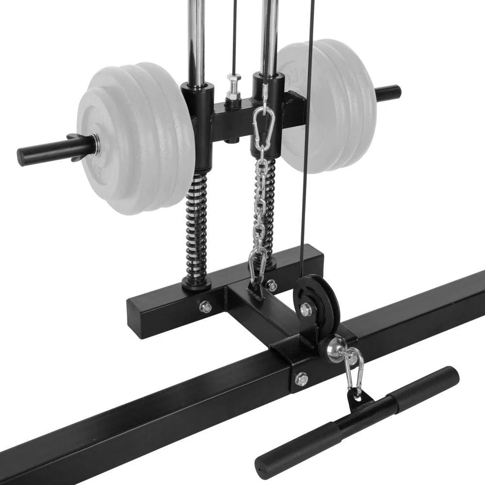 Stazione fitness con gabbia per pesi in acciaio nero/blu 08_0000428