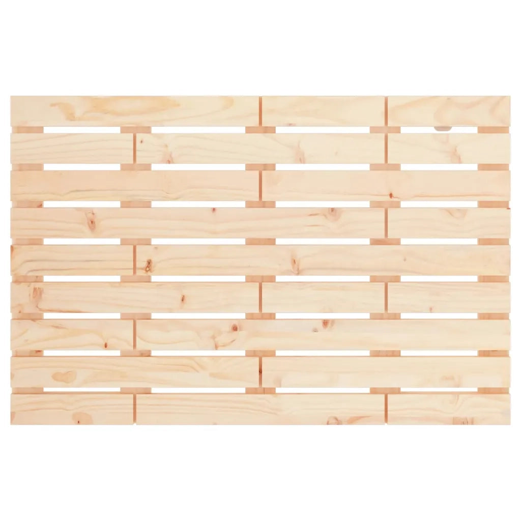 Testiera da Parete 81x3x63 cm in Legno Massello di Pino