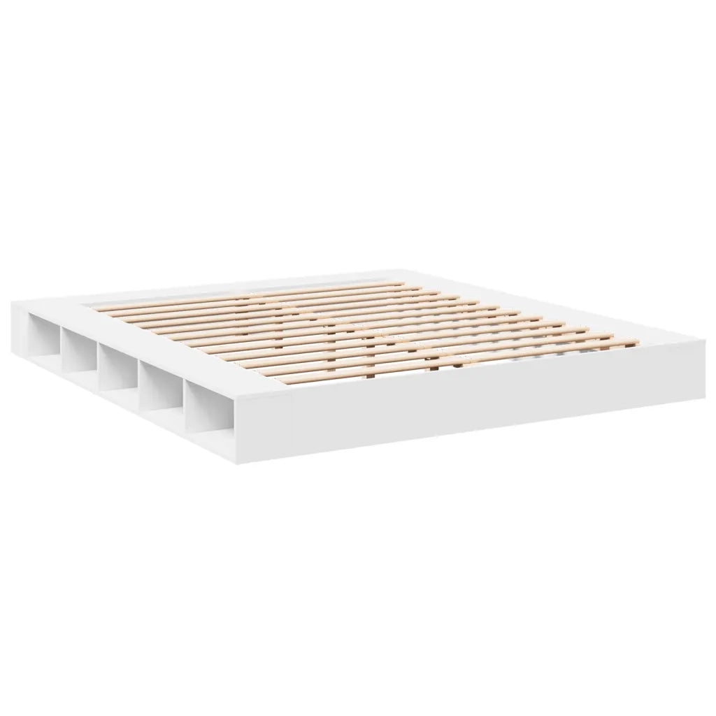 Giroletto-Struttura Letto Bianco 180x200 cm in Legno Multistrato 507799