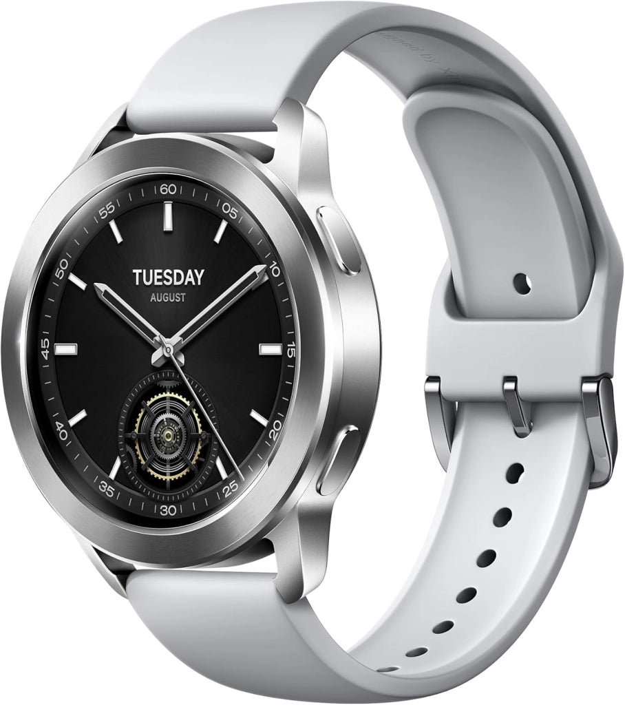 Watch S3 (Smartwatch), Ghiera Intercambiabile, Schermo AMOLED da 1,43", Fino a 15 giorni di autonomia, Monitoraggio frequenza cardiaca, SpO2 e dello stress, 150+ modalità sportive