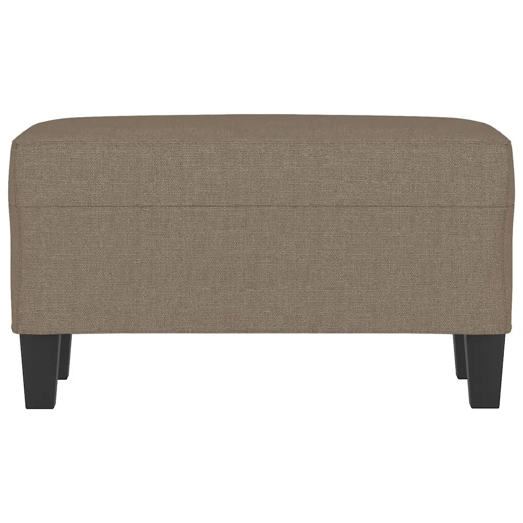 Panca tortora 70x35x41 cm in Tessuto