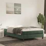 Materasso a Molle-Materasso per letto Verde Scuro 120x220x20 cm in Velluto
