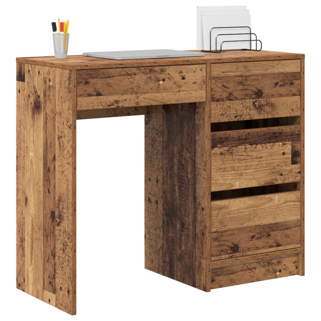 Scrivania in Legno Vecchio Legno Vecchio Legno Ingegnerizzato Medio