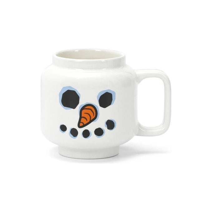 Lego 40460821 Tazza Ceramica Pupazzo di Neve 255 ml colore bianco