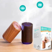 Trade Shop - Mini Diffusore Aromi Umidificatore Ultrasuoni 350ml Usb Aromaterapia Led Tx-8336 -