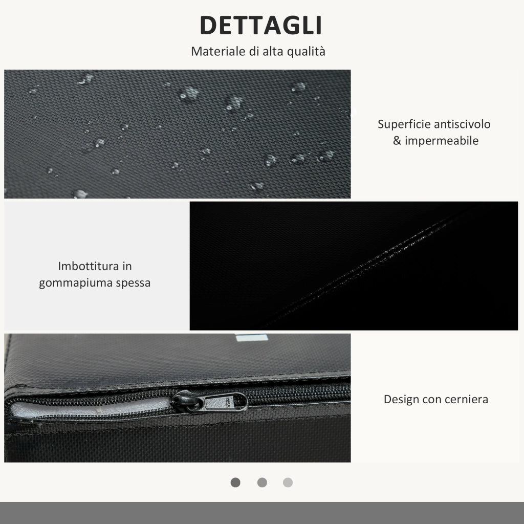 Scatola Pliometrica 3 in 1 ¨C Zephmum ¨C 75x51x61cm Nero