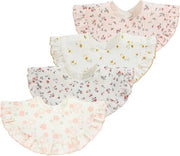 Set di 4 bandane baby mousseline a quadrante rotante in cotone per bambini maschi e femmine