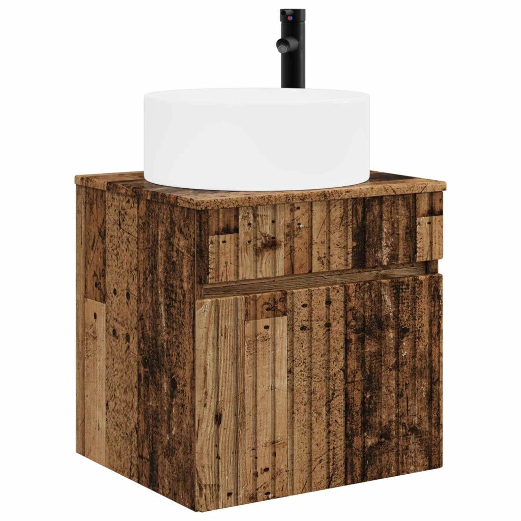 Mobile lavabo da parete Legno antico 49 x 44,5 x 65,5 cm 890630