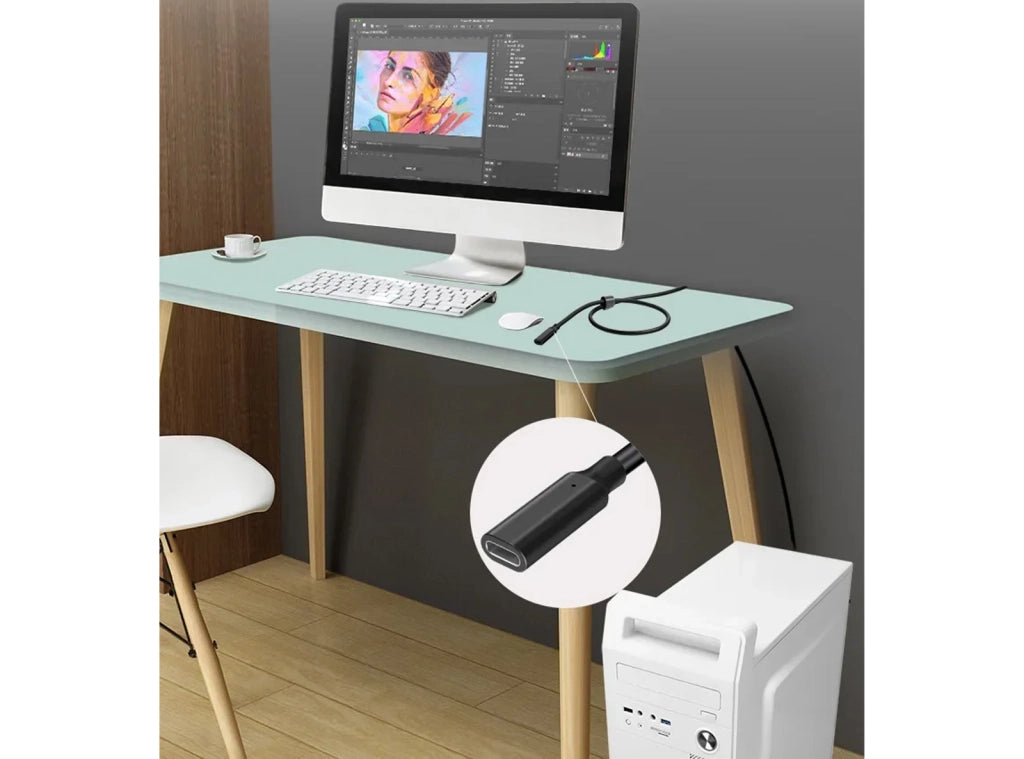 Cavo Prolunga USB-C 3M Estensione Tipo C Maschio Femmina per Ricarica Rapida Dati e Video 10Gbps 100W 4K