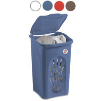 Stefanplast Portabiancheria Primavera Traforato Blu 50