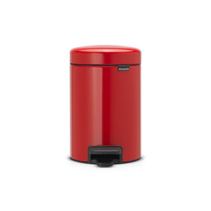 Brabantia 112140 bidone per la spazzatura 3 L Rotondo Rosso