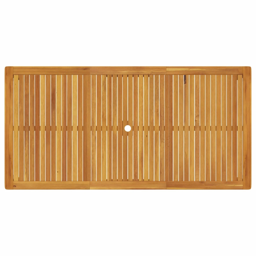 Set da pranzo da giardino da 9 pezzi Naturale 3434586
