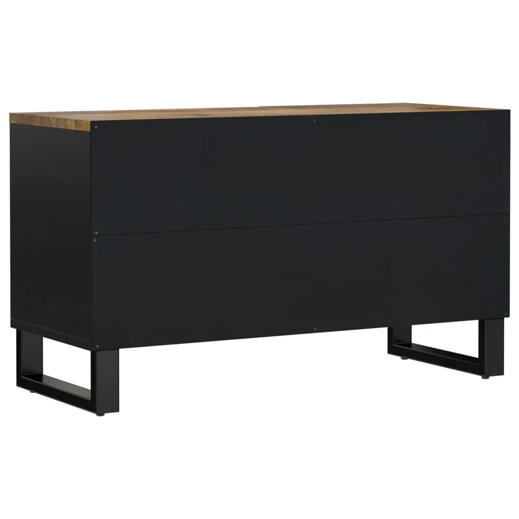 vidaXL Mobile TV 80x33x46cm Legno Massello Mango e Legno Multistrato