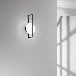 APPLIQUE LED FOBOS 12W 17X10XH34CM 3-4-6500K NERA