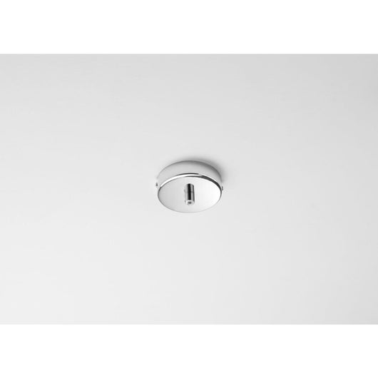 MONTATURA 1 FORO D.10XH4CM CROMO.