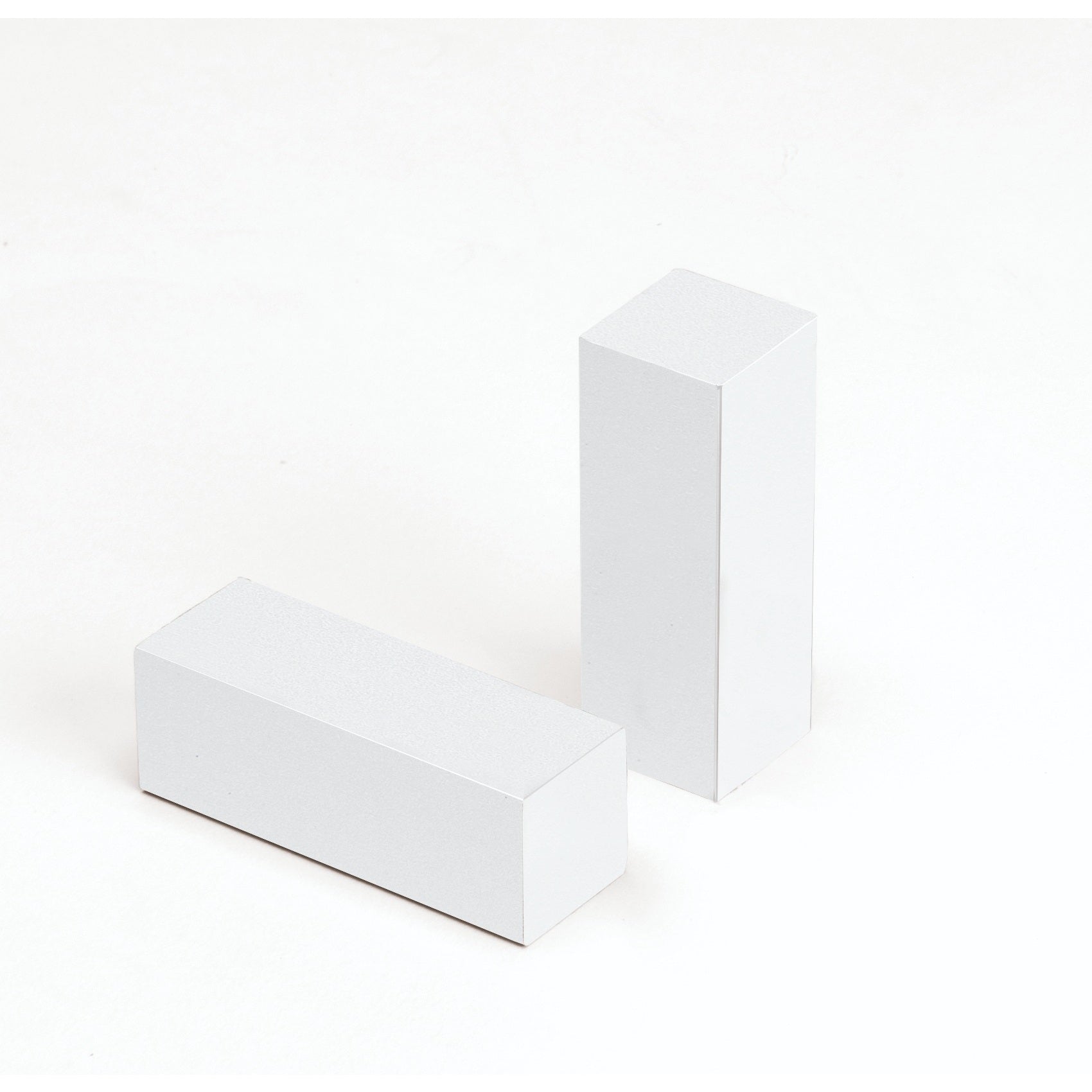 SET PER ANGOLO BATT. RETTANG. MDF BIANCO MM. 22X22