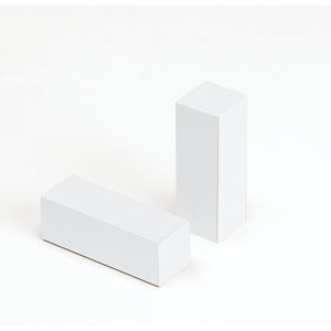 SET PER ANGOLO BATT. RETTANG. MDF BIANCO MM. 22X22