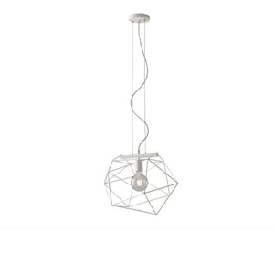 LAMPADARIO ABRAXAS E27 41X31XH150CM BIANCA.